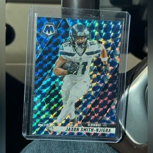 🔥 2025 Jaxon Smith-Njigba Panini Blue Reactive Prizm. Seattle Seahawks